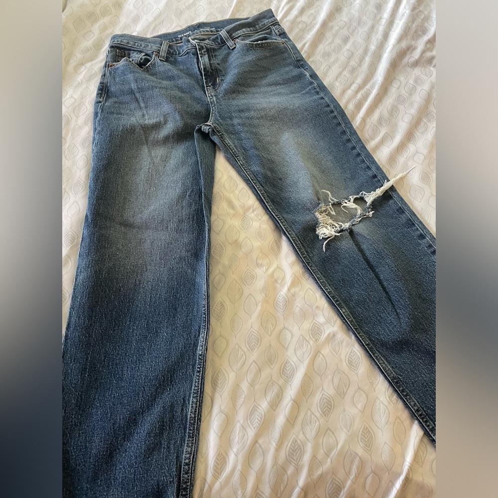 Old Navy Mid Rise Loose Boyfriend Jeans Size 6